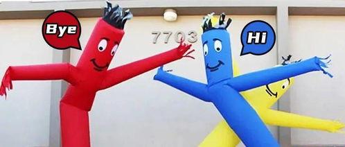 充气小黄人搞笑舞蹈,动感舞蹈笑翻天